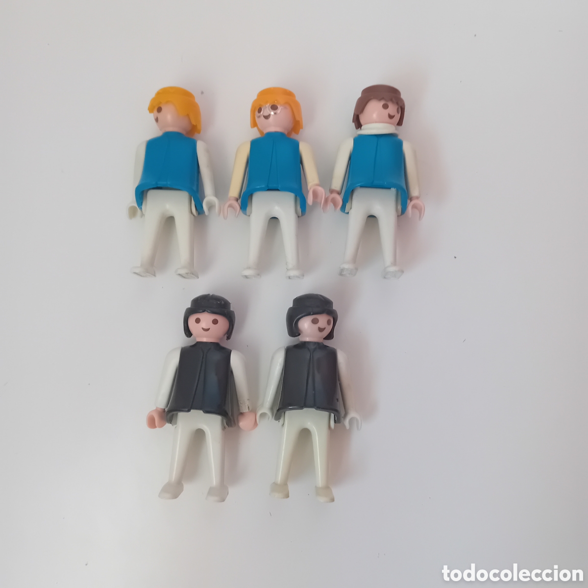Playmobil: Playmobil personaje mujer azul negro