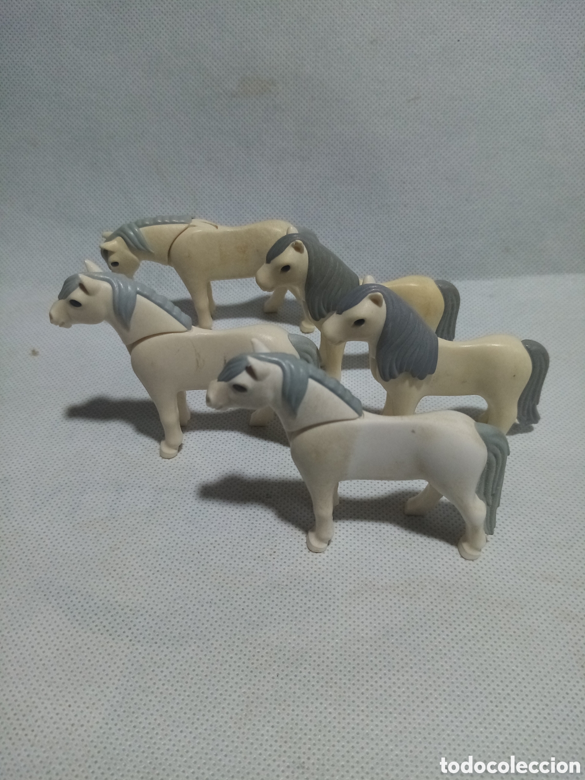 Playmobil: Playmobil lote 5 animal pony sucio y desgastado