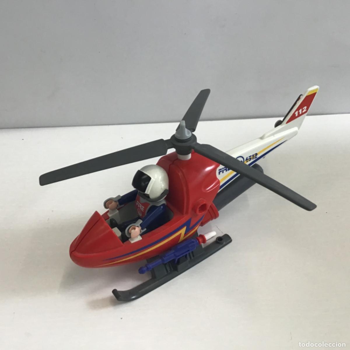 Playmobil: Playmobil ref. 4824 Helic&oacute;ptero bomberos city.