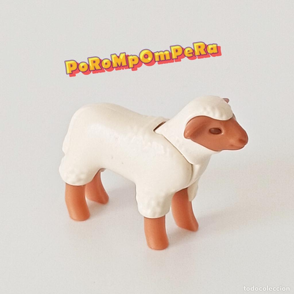 Playmobil: CR&Iacute;A DE OVEJA CORDERO BORREGO ANIMAL GRANJA MEDIEVAL GANADO BEL&Eacute;N OESTE