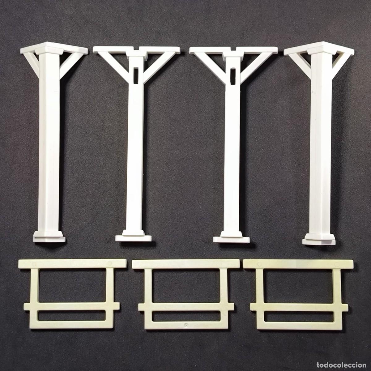 Playmobil: Playmobil columnas y barrandas blancas casa oeste ☼