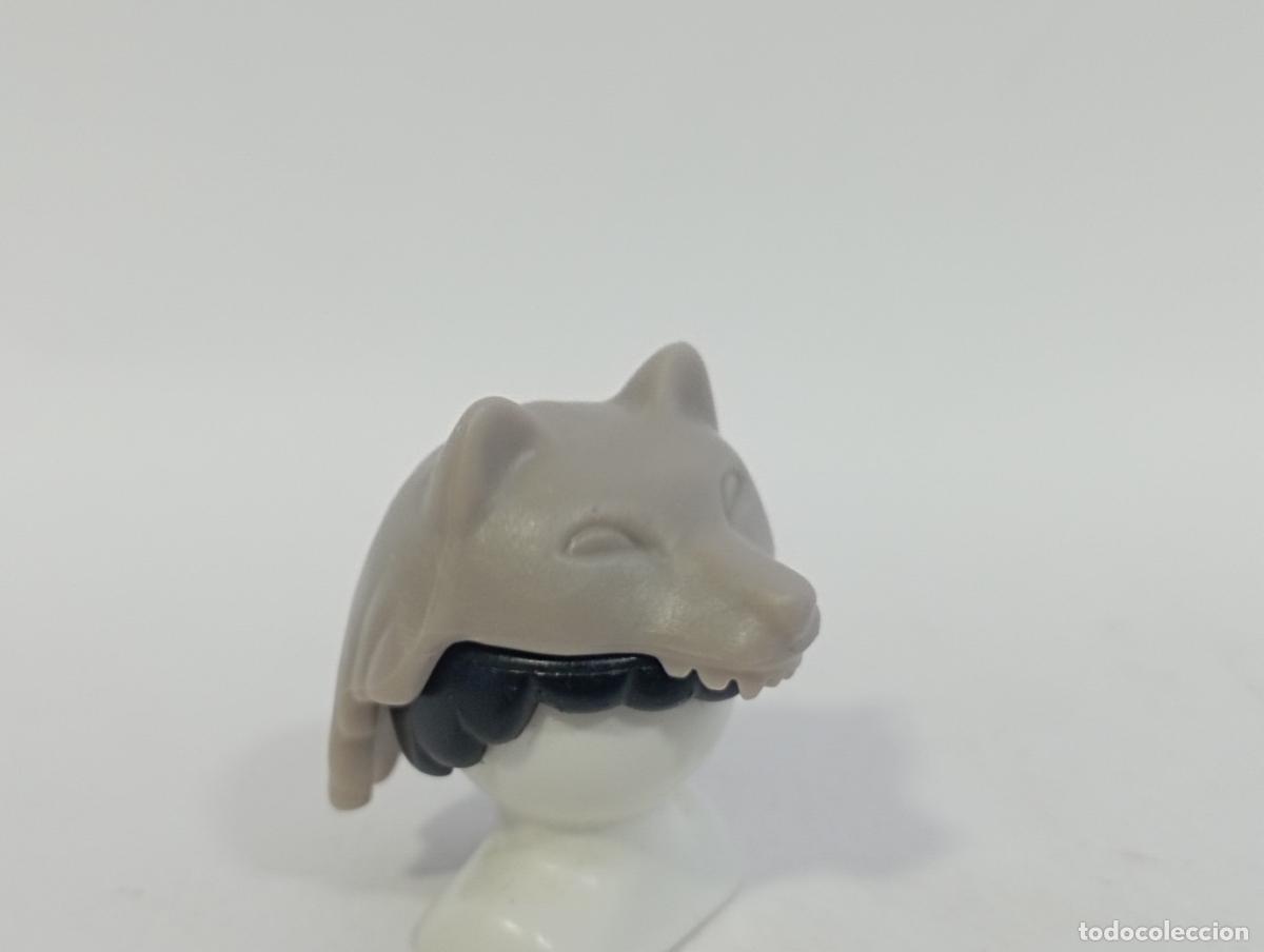 Playmobil: PLAYMOBIL GORRO CABEZA DE LOBO INDIOS MEDIEVAL
