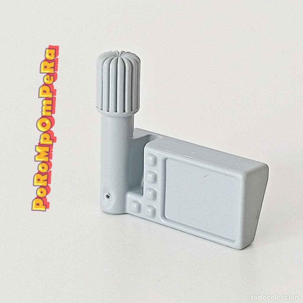 Playmobil: PLAYMOBIL grabadora port&aacute;til gris 4263 4264 5891 aparato electr&oacute;nico con pantalla polic&iacute;a U1