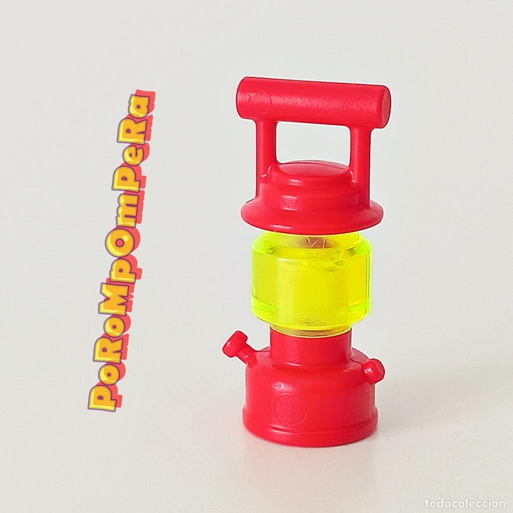 Playmobil: PLAYMOBIL l&aacute;mpara mano roja 3023 3770 3805 3802 403X 4460 5729 similar 378X 3802 candil farol U1