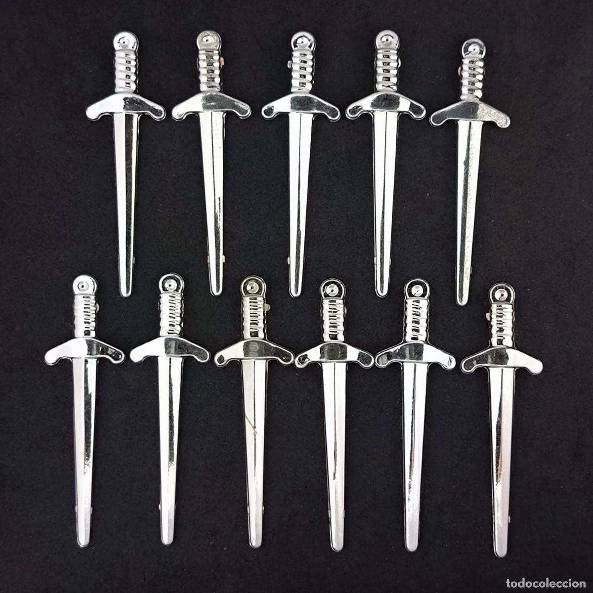Playmobil: Playmobil espadas cromadas en excelente estado ☼