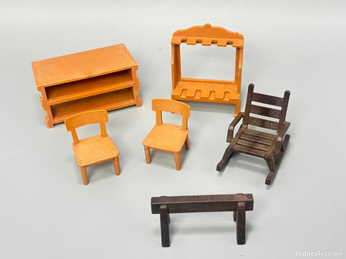 Playmobil: Playmobil armero silla mecedora escritorio oficina oeste