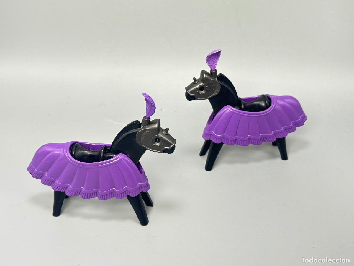 Playmobil: Playmobil 3669 lote caballo medieval con manta