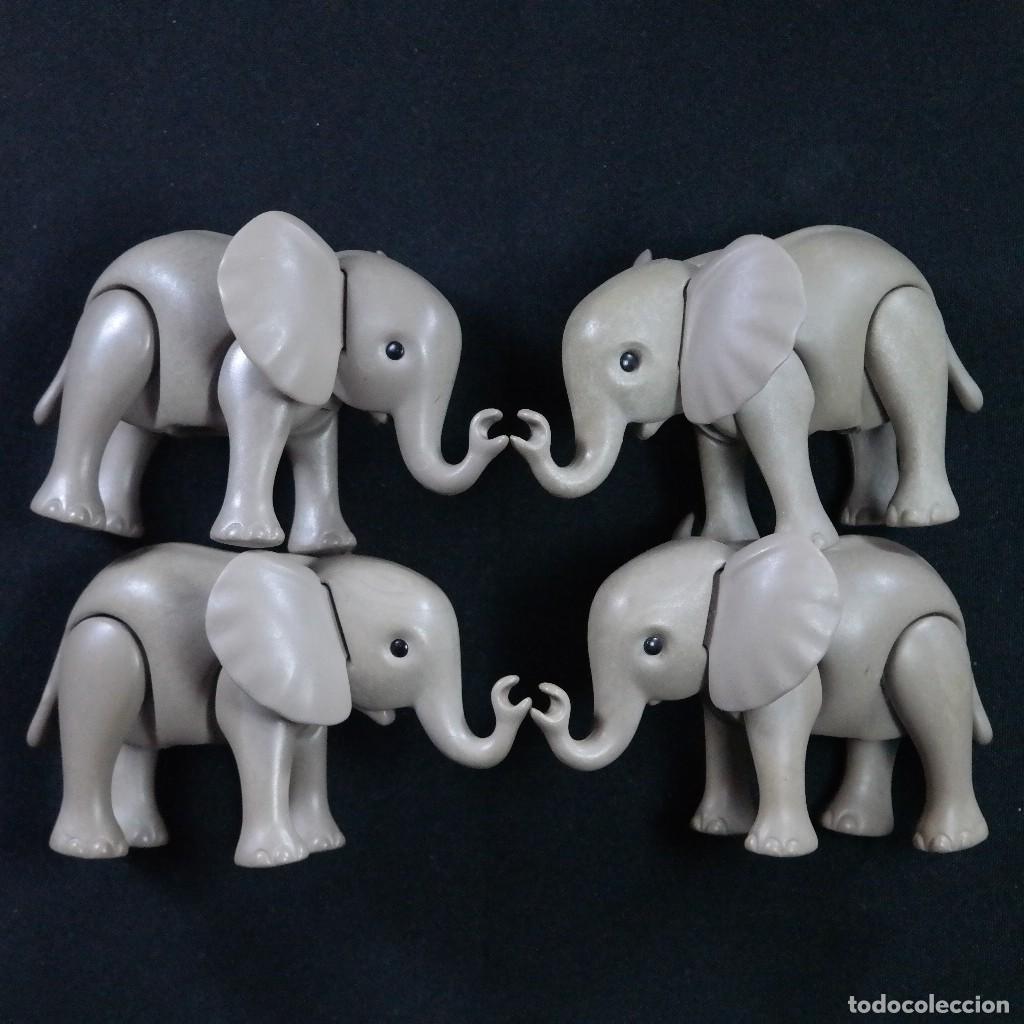 Playmobil: Playmobil 4 elefantes bebes ☼