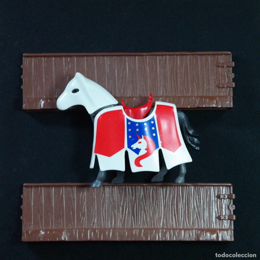 Playmobil: Playmobil caballo medieval con valla ☼