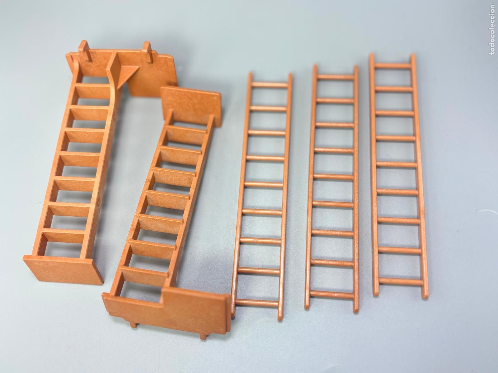 Playmobil: Playmobil lote escalera pasarela torre medieval castillo
