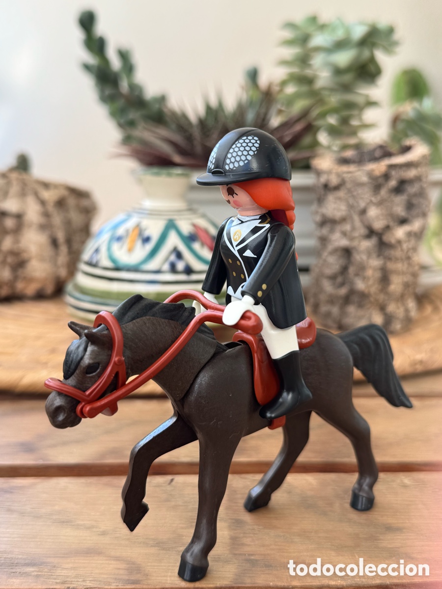 Playmobil: Playmobil Amazona con caballo