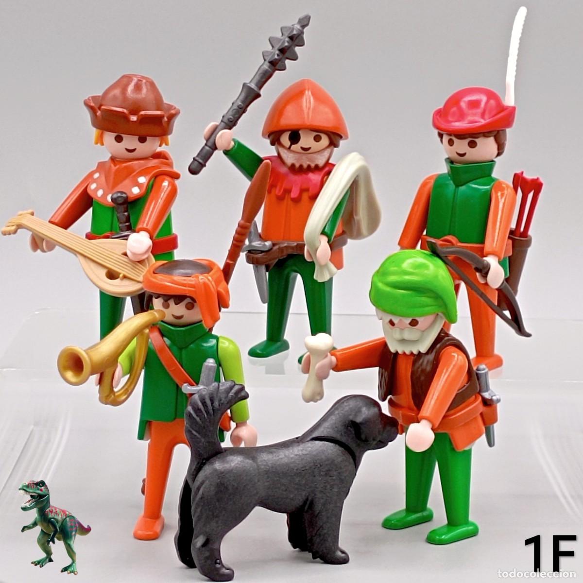 Playmobil: Playmobil bandidos medievales Robin Hood hombres alegres merry men bandoleros ladrones Sherwood