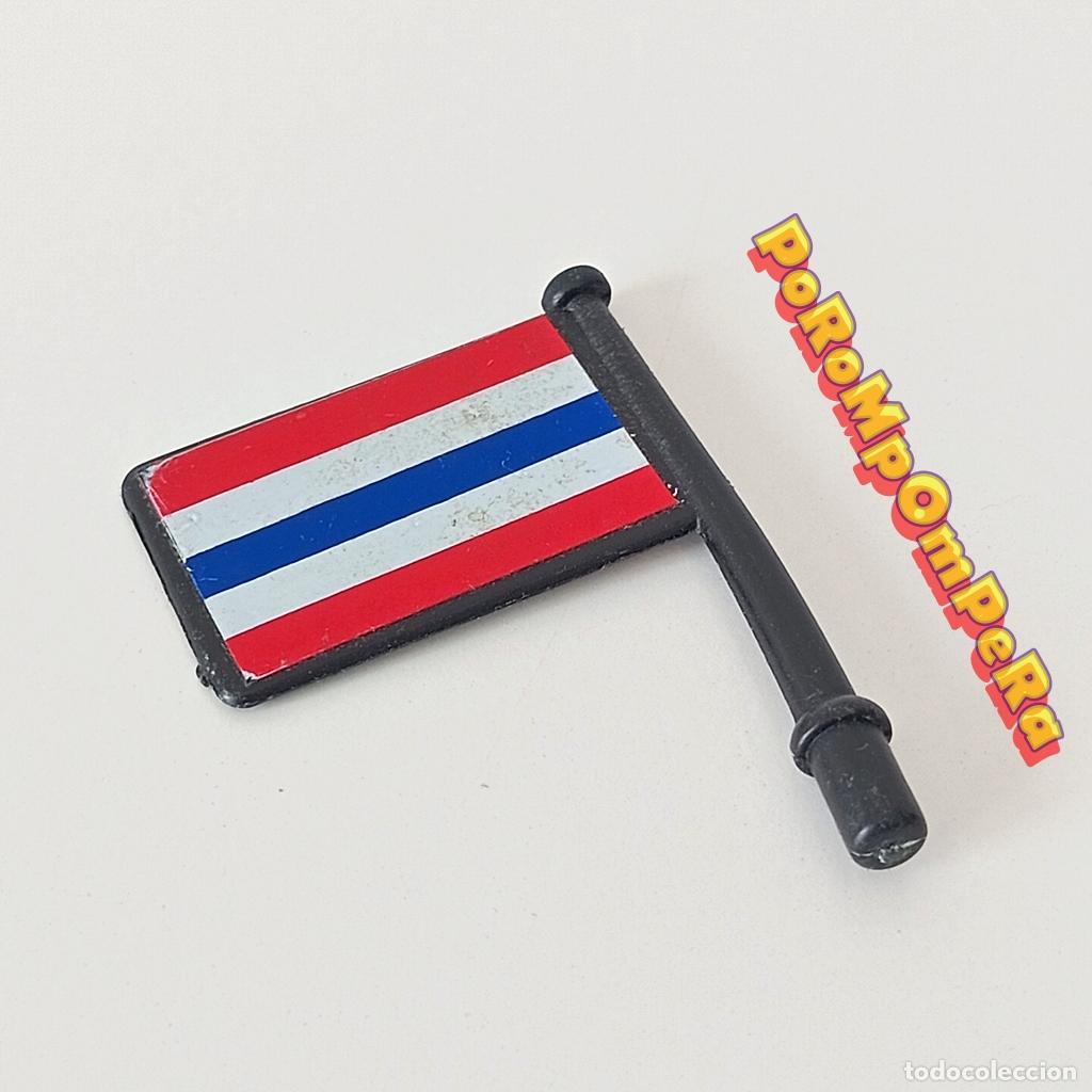 Playmobil: PLAYMOBIL bander&iacute;n negro similar lancha patrulla 3539 bandera patrullera zodiac U1