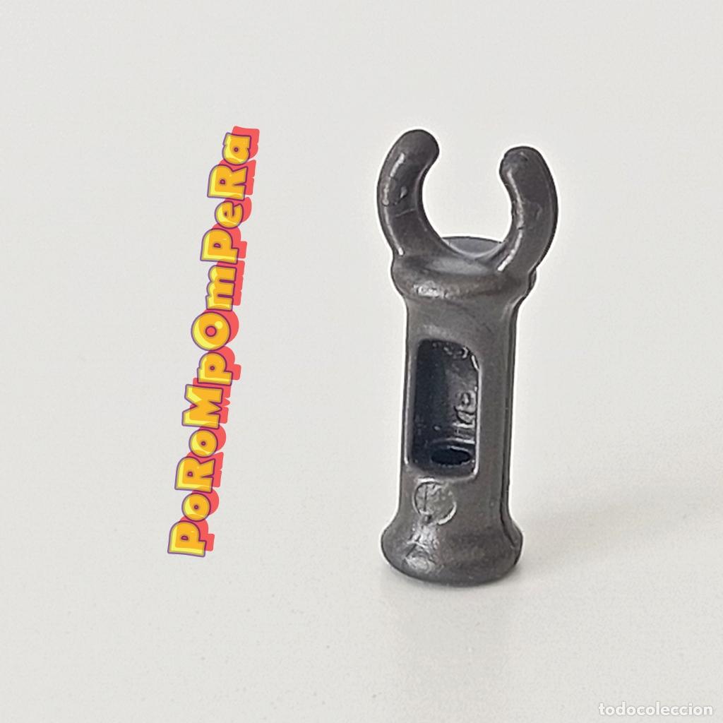 Playmobil: PLAYMOBIL mini enganche oscuro metalizado sujeci&oacute;n asa agarradero - DIFERENTES SETS U1