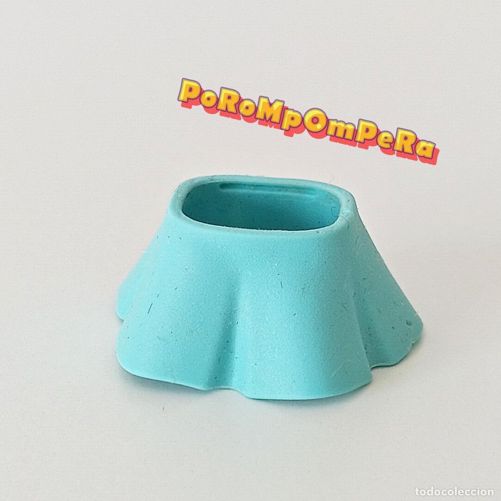 Playmobil: PLAYMOBIL minifalda goma azul-turquesa? CUSTOM/COMPLETAR chica mujer mini falda vestuario moda U1