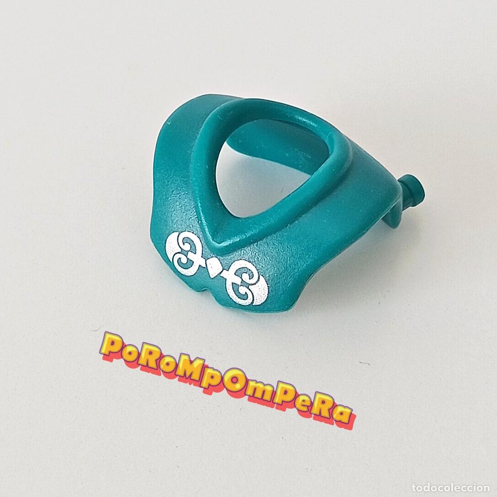 Playmobil: PLAYMOBIL cuello verde-turquesa? enganches armadura caballero medieval pechera espaldar coraza U1