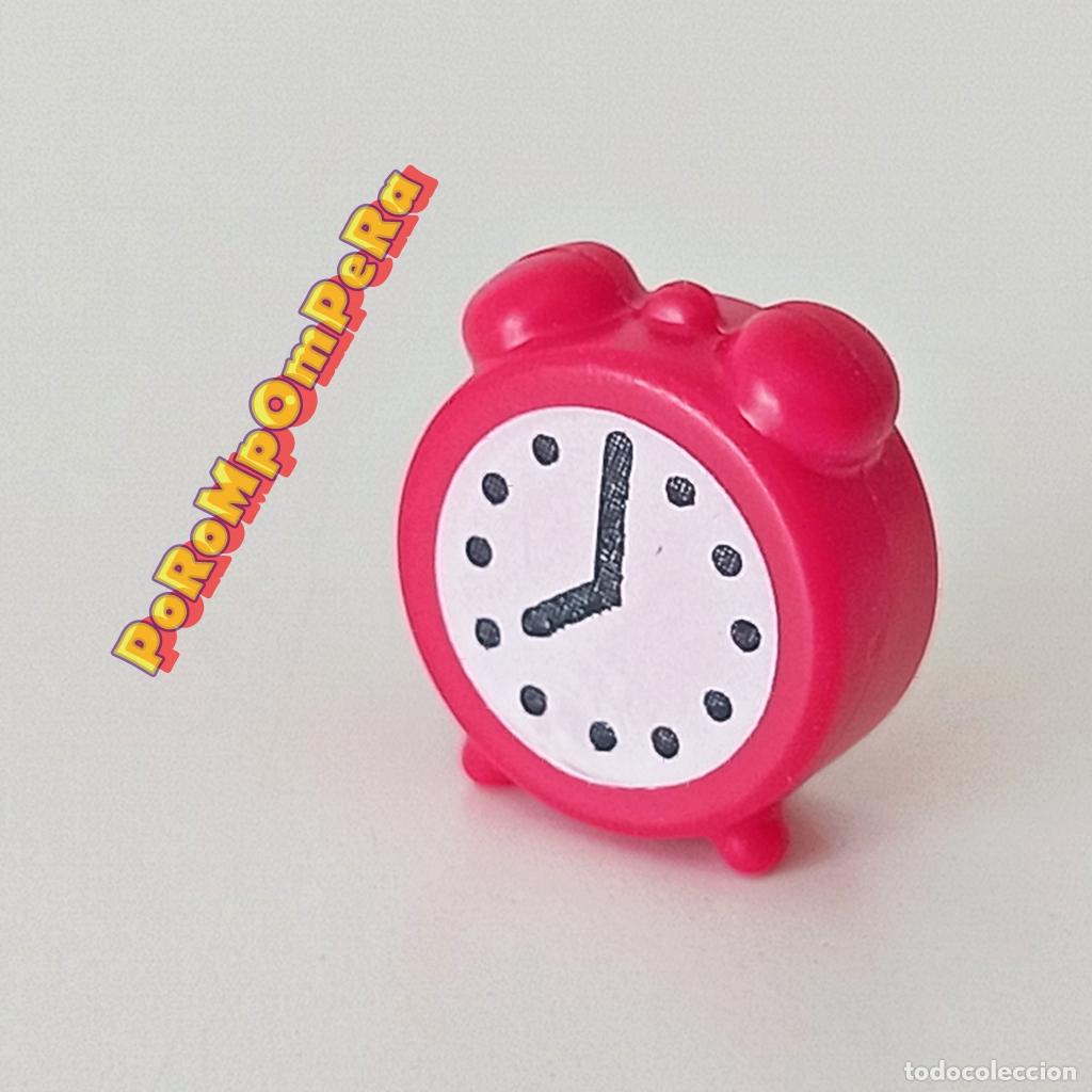 Playmobil: PLAYMOBIL reloj despertador redondo mesa de noche mesita dormitorio habitaci&oacute;n U1