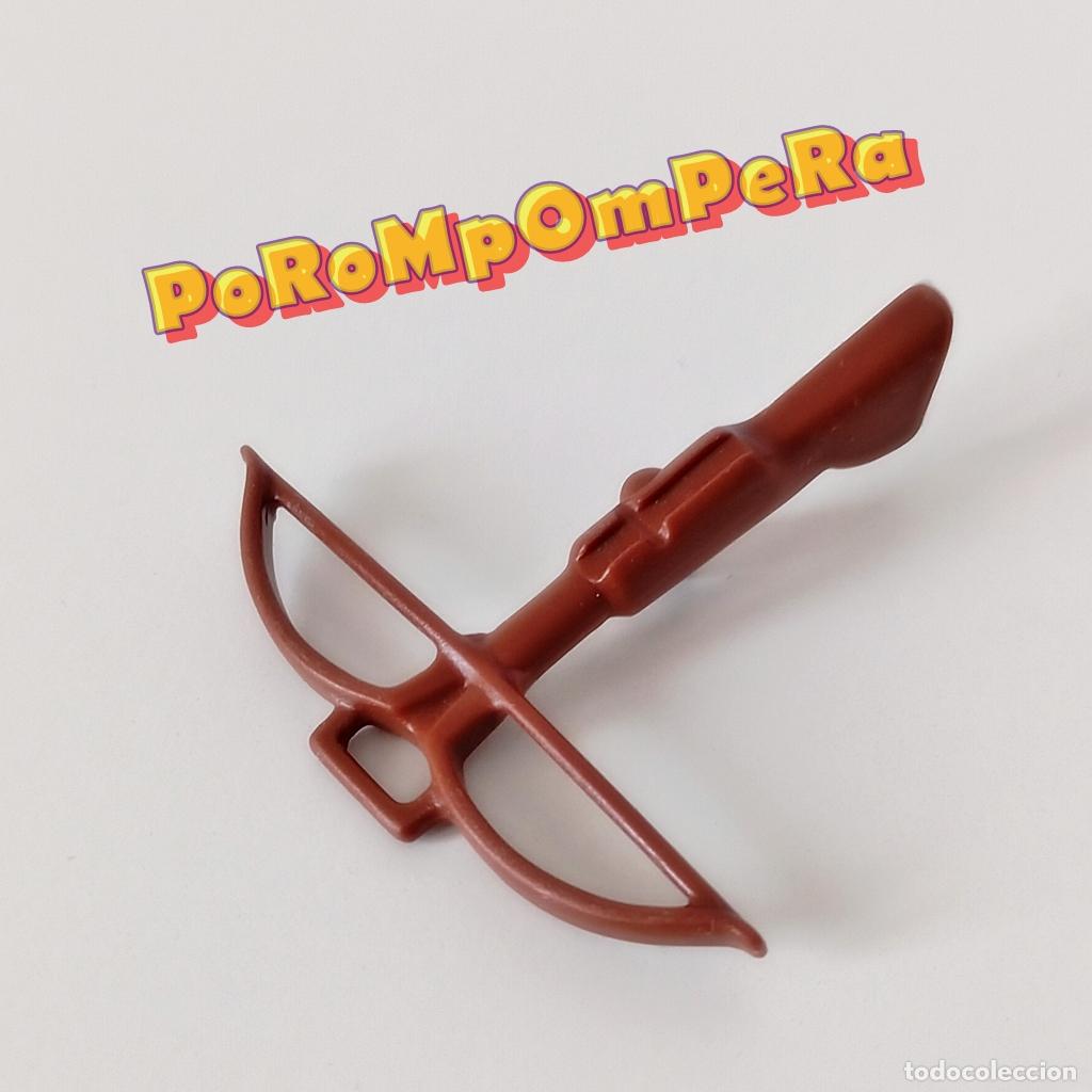 Playmobil: PLAYMOBIL ballesta marr&oacute;n 3123 3268 3319 3627 3665 3667 3669 3887 4435 4871 4906 arquero medieval N1