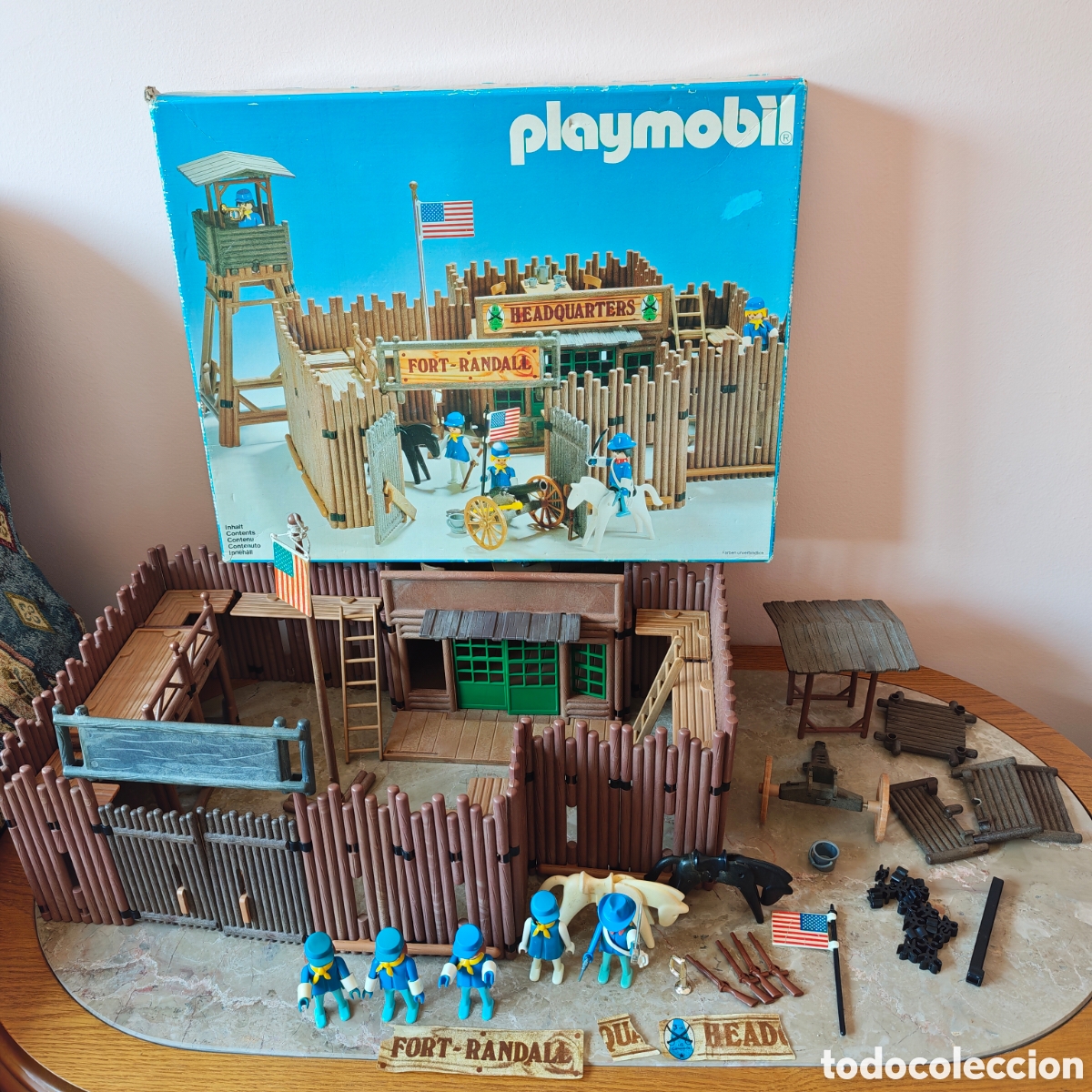 Playmobil: Playmobil 3419 Fort Randall en caja, incompleto