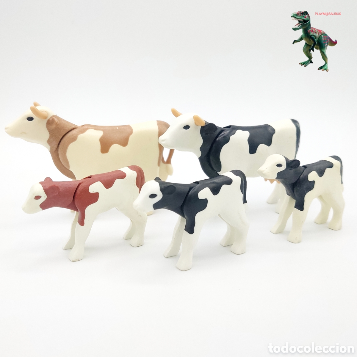 Playmobil: Playmobil conjunto vacas terneros granaja rancho establo 5119 6926 6927 3555 6410 3769 5222 3556