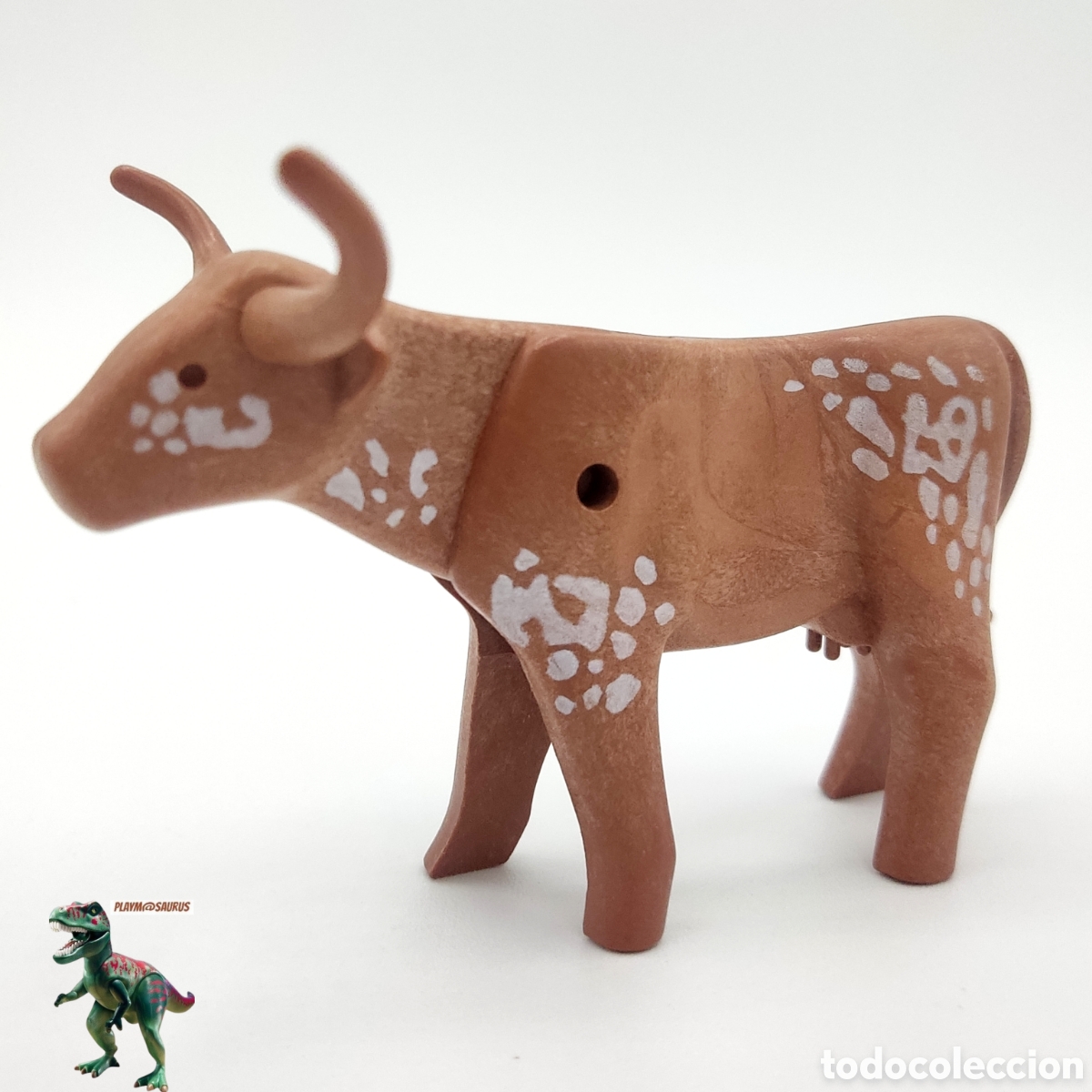 Playmobil: Playmobil vaca toro cuernos largos 3749 far west oeste rancho ganado western ganadero cuatrero