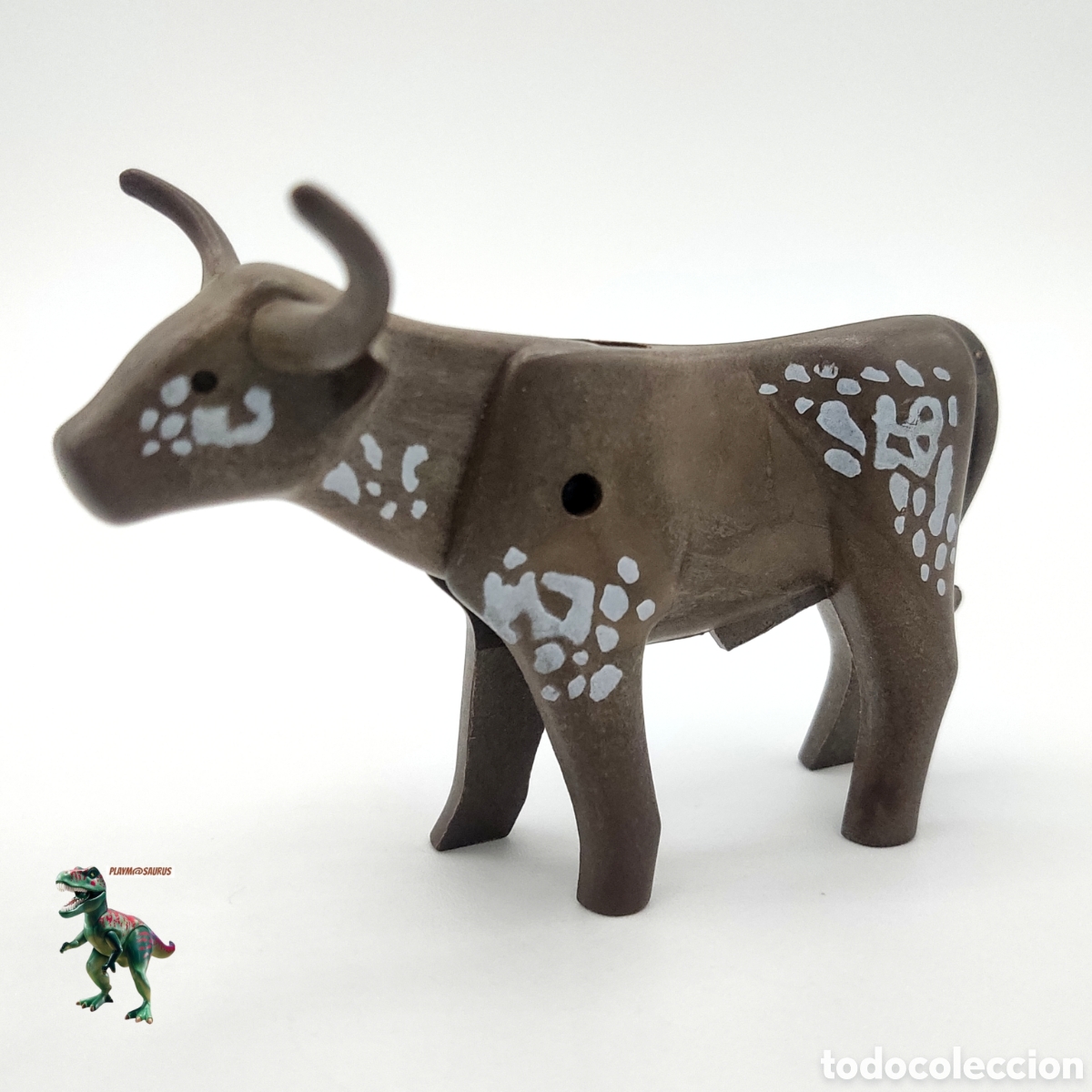 Playmobil: Playmobil vaca toro cuernos largos 3749 far west oeste rancho ganado western ganadero cuatrero