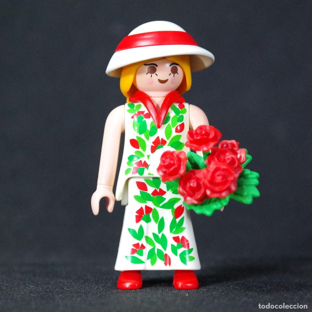 Playmobil: Playmobil mujer con flores k ☼