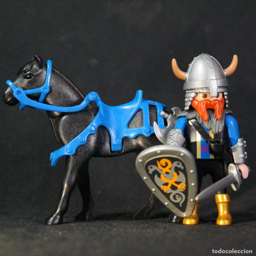 Playmobil: Playmobil vikingo con caballo ☼