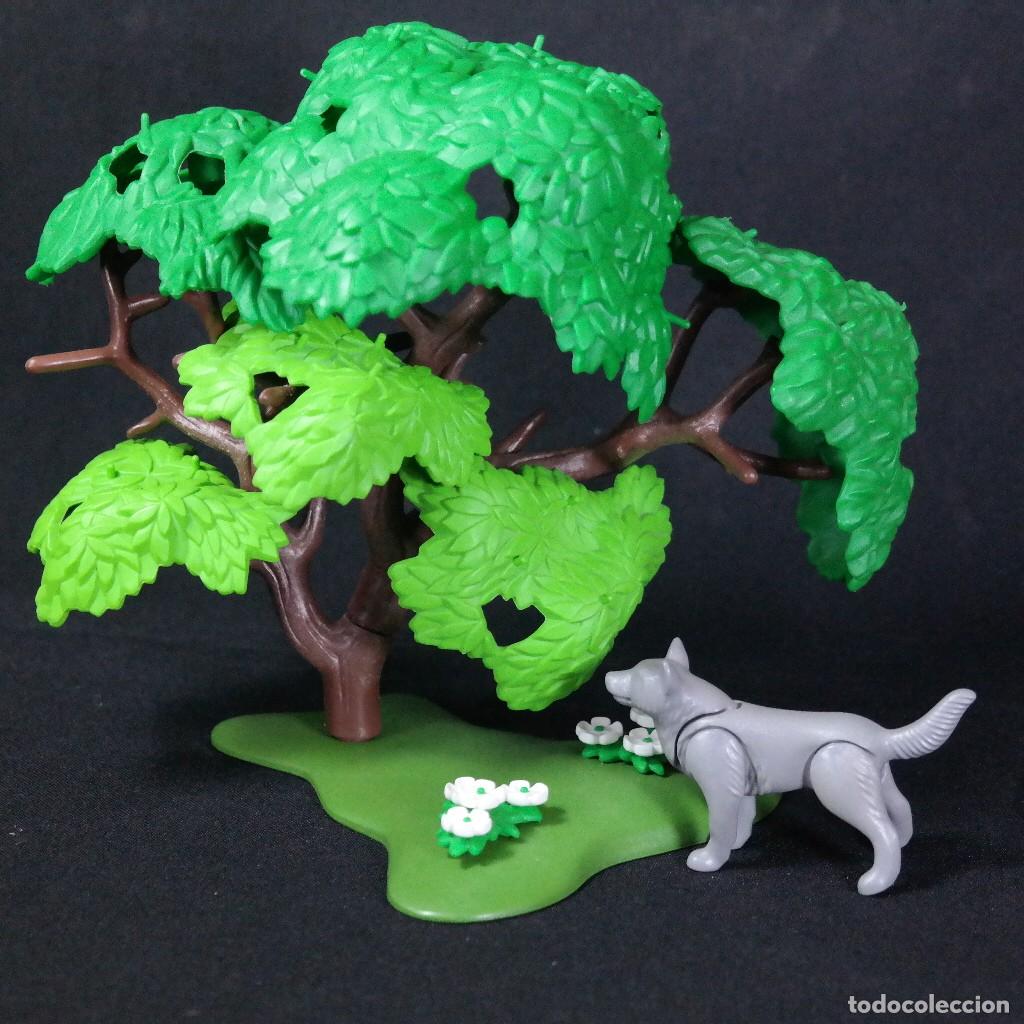 Playmobil: Playmobil arbol con lobo ☼