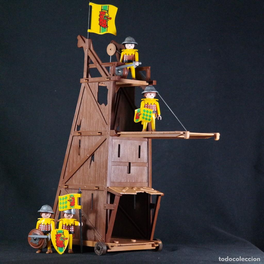 Playmobil: Playmobil torre de asalto con 4 figuras medieval ☼