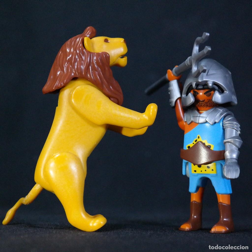 Playmobil: Playmobil gladiador con leon ☼