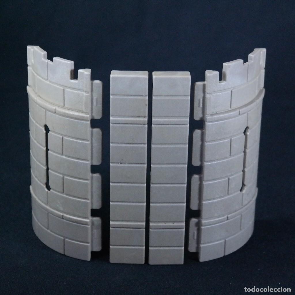 Playmobil: Playmobil dos paredes torre circular con 2 conetores planos ☼