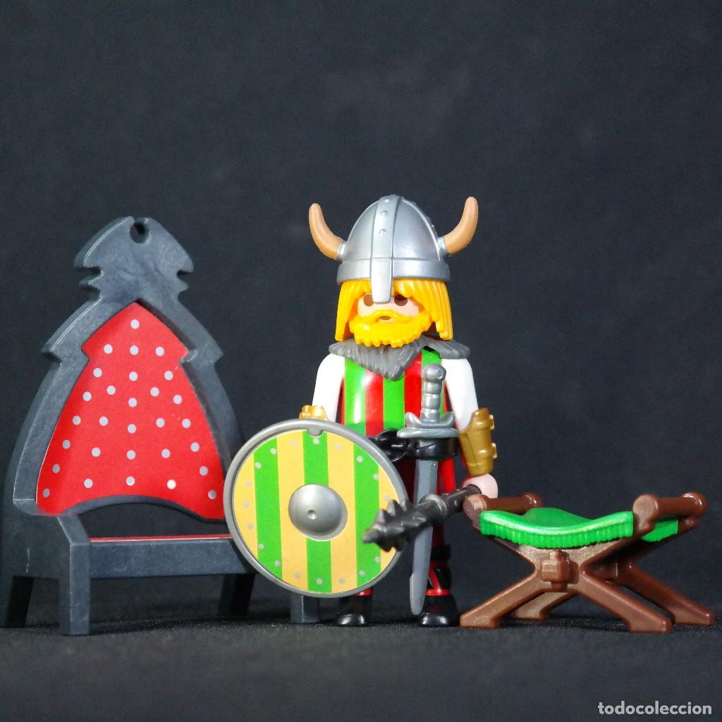 Playmobil: Playmobil vikingo con trono ☼