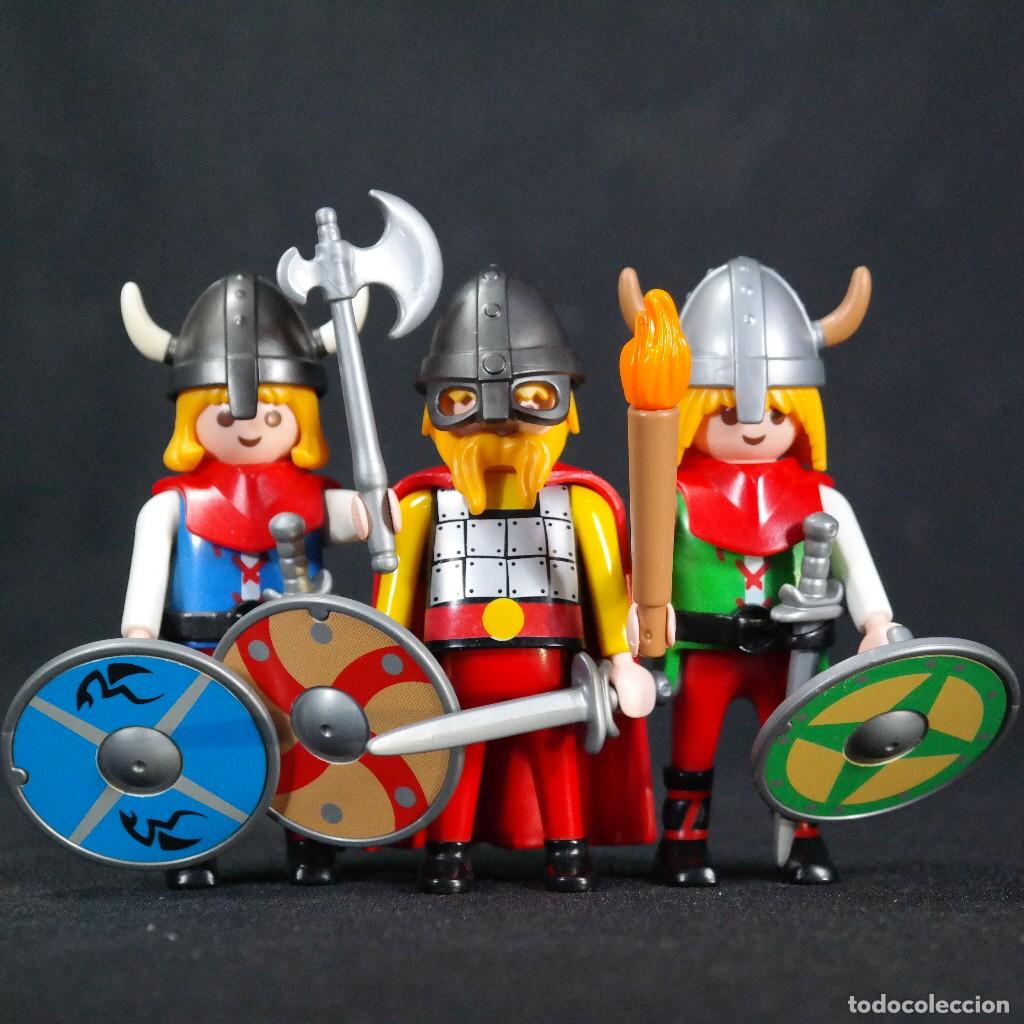 Playmobil: Playmobil tres vikingos ☼