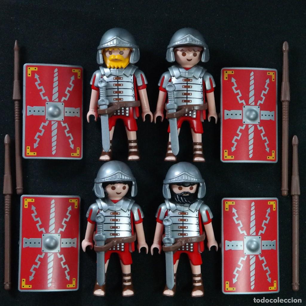 Playmobil: Playmobil 4 soldados romanos ☼