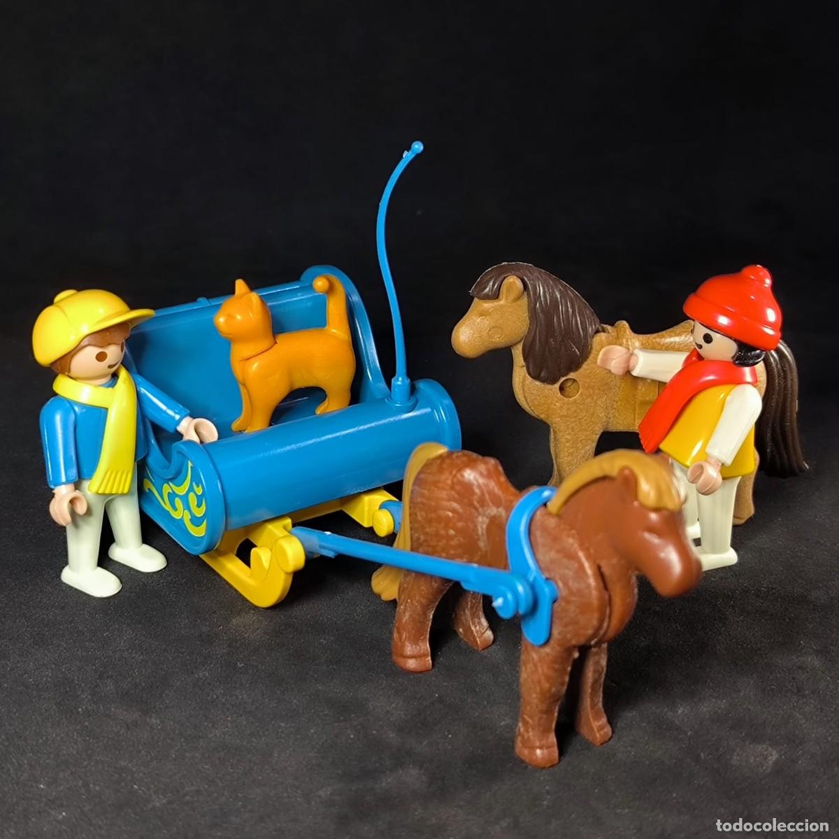 Playmobil: Playmobil ni&ntilde;os con trineo ☼