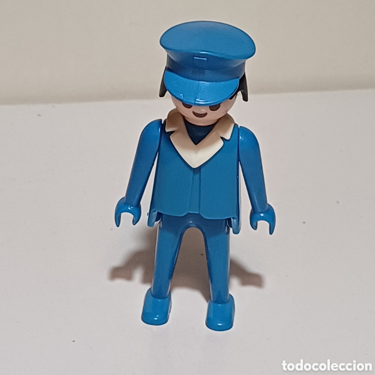 Playmobil: Figura Playmobil azul revisor de tren ref. 4000 4032 4300