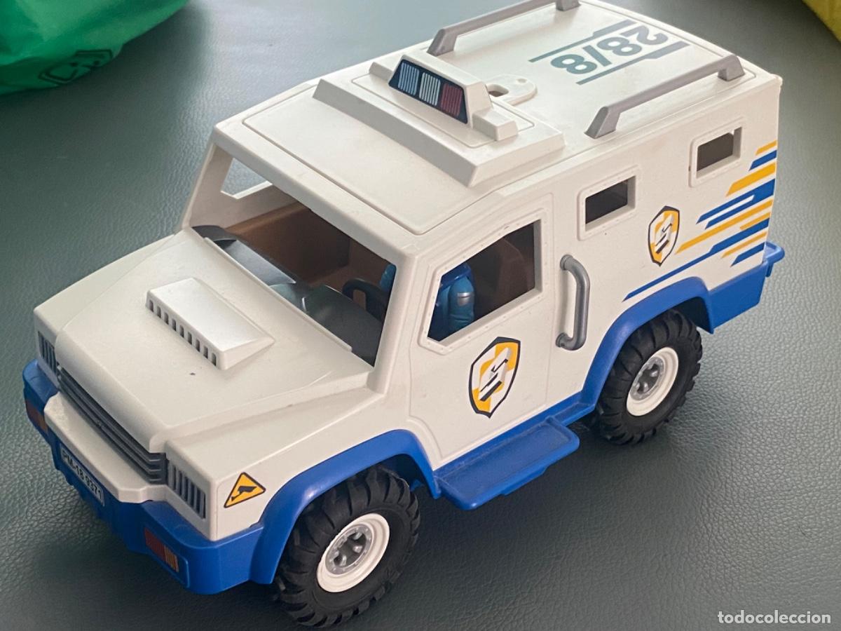 Playmobil: PLAYMOBIL COCHE POLICIA BLINDADO SEGURIDAD