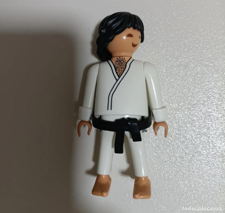 Playmobil: playmobil judoka de sobres sorpresa chinito oriental japones chino cinturon negro