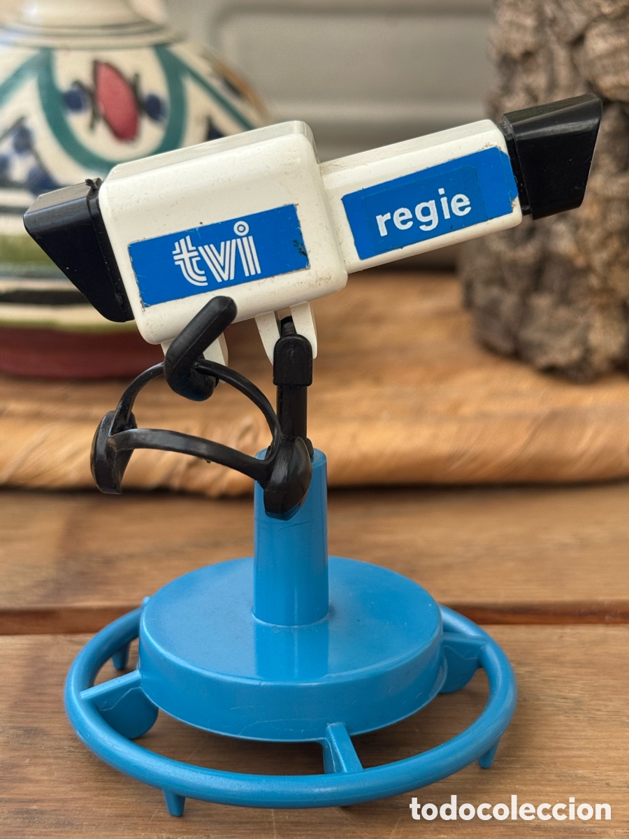 Playmobil: Playmobil C&aacute;mara TV Regie Vintage