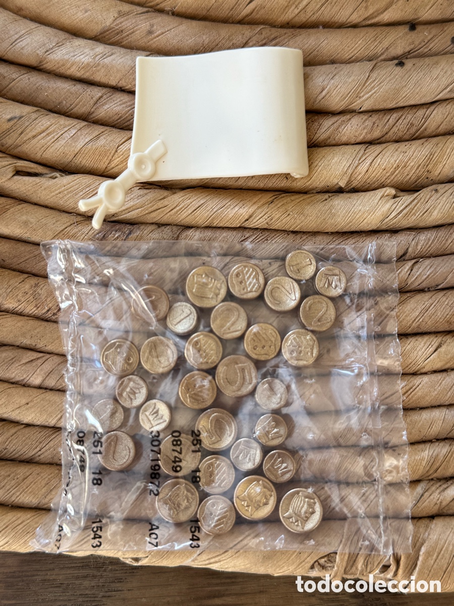 Playmobil: Playmobil &ndash; Lote de monedas de oro + pergamino
