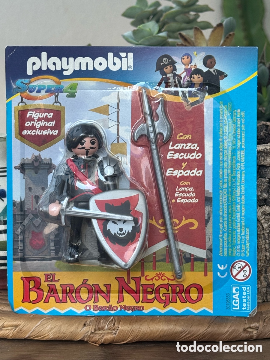 Playmobil: Playmobil Super 4 &ndash; El Bar&oacute;n Negro, referencia 30796553,
