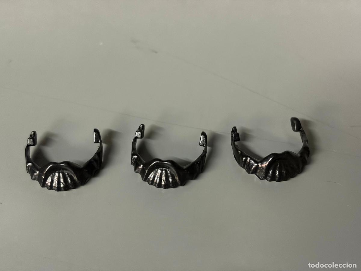 Playmobil: playmobil lote 3 barba aseada hipster morena negra