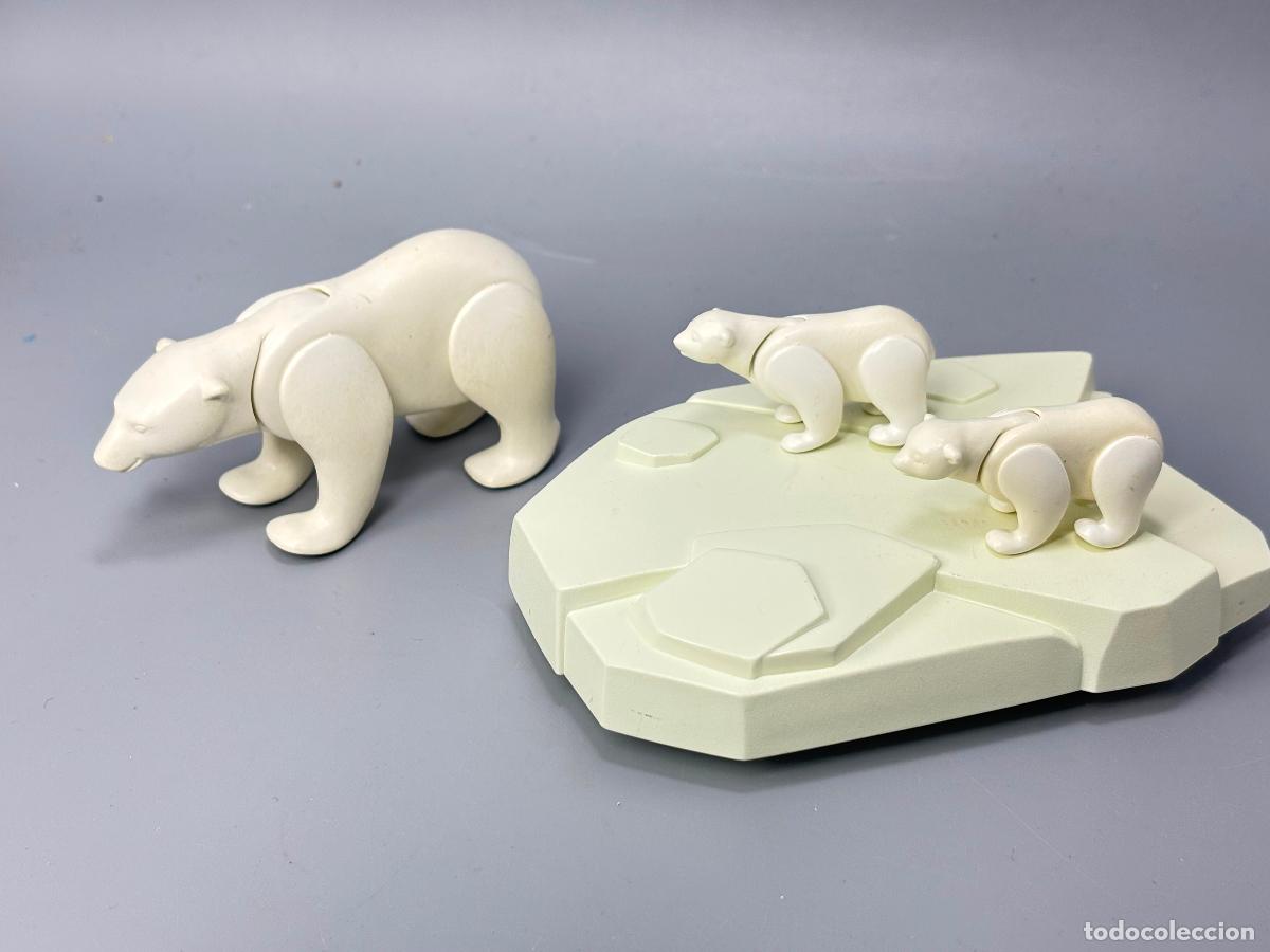 Playmobil: Playmobil 3248 roca blanca con oso y cr&iacute;as