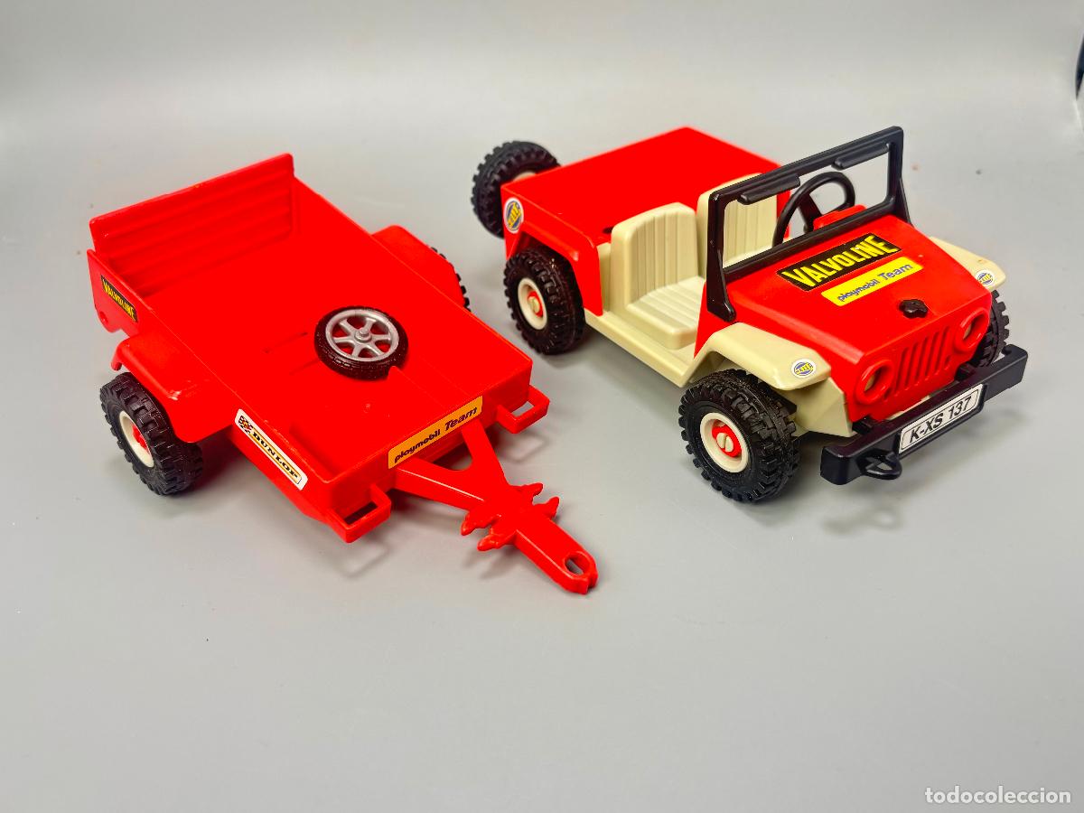 Playmobil: Playmobil 3478 remolque con jeep moto