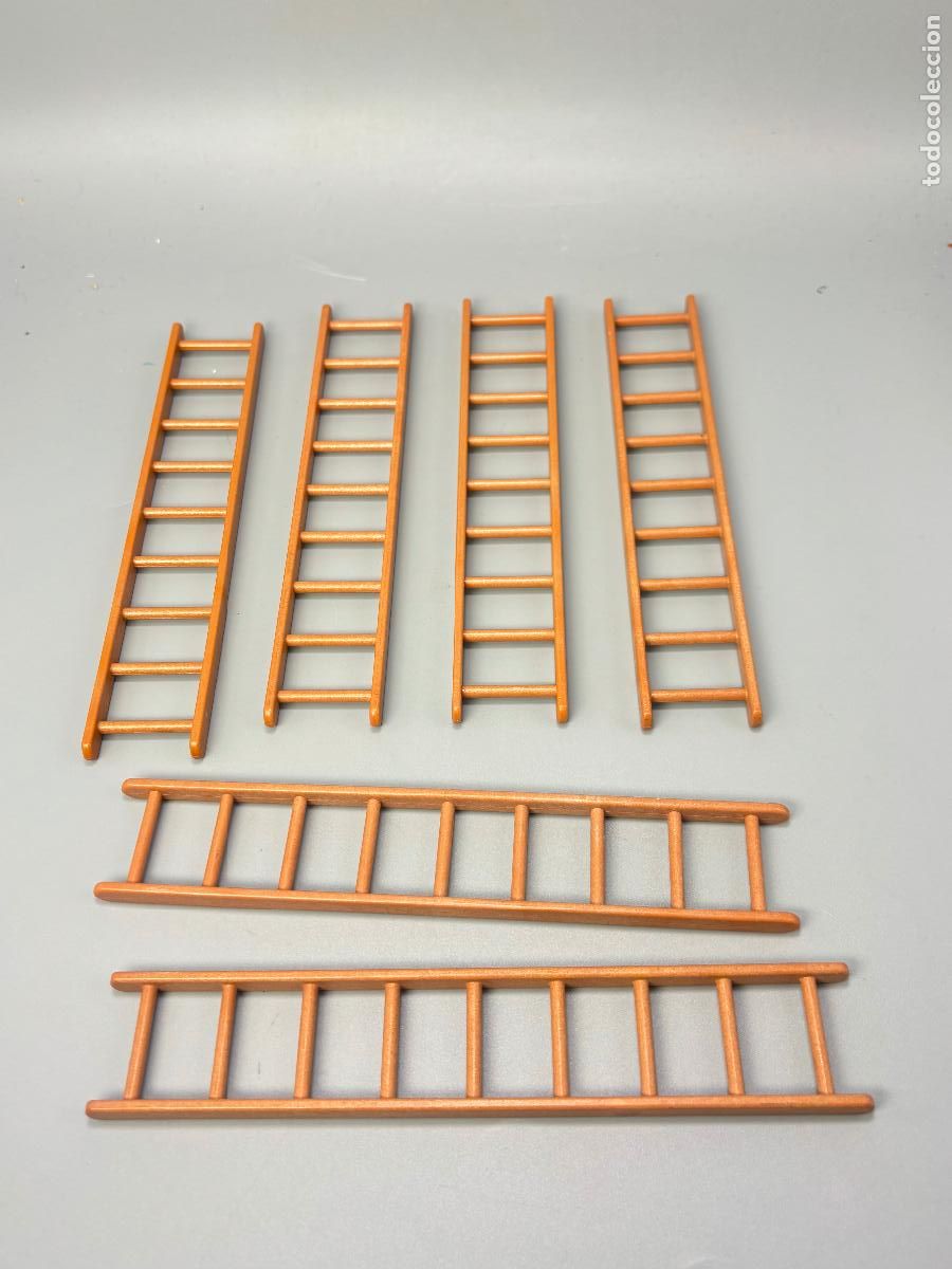 Playmobil: Playmobil lote escalera marr&oacute;n