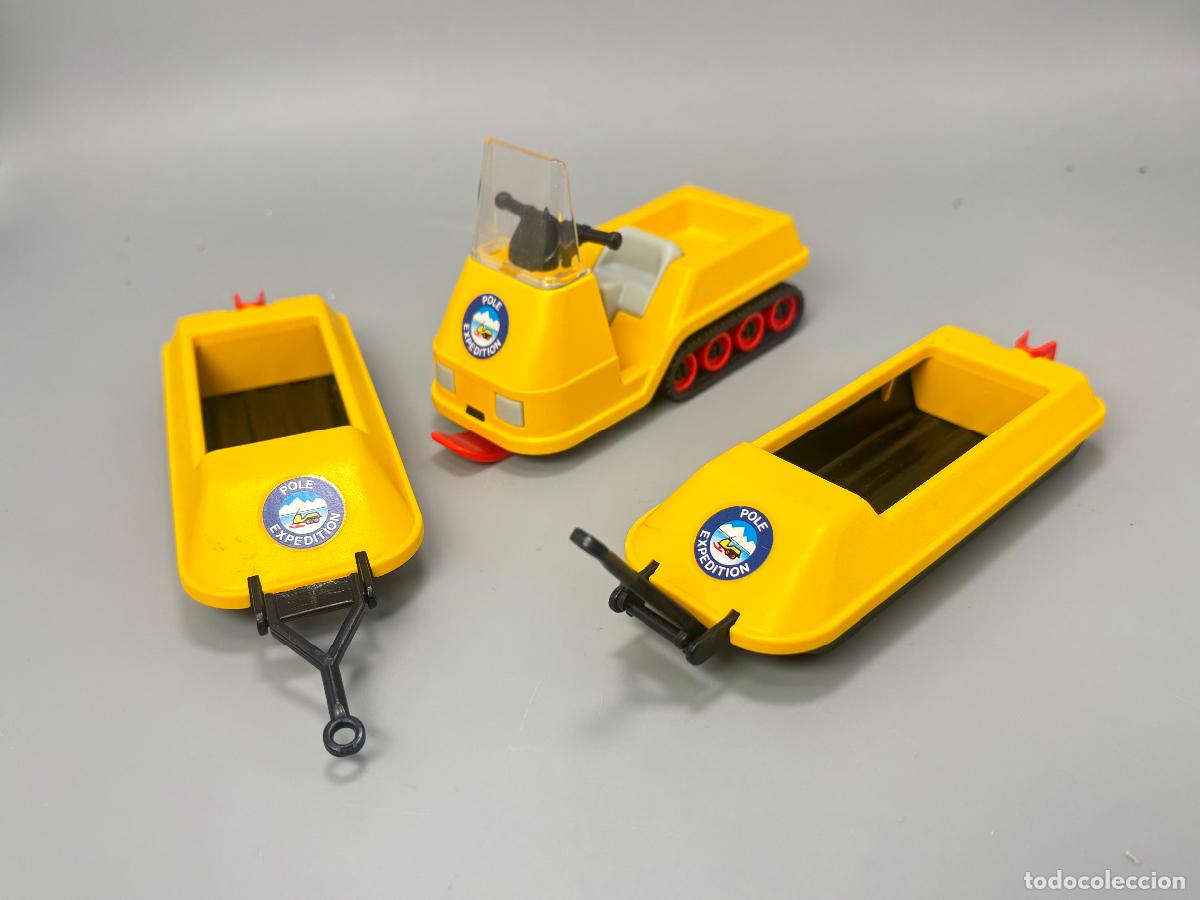 Playmobil: Playmobil 3464 lote moto nieve con remolques