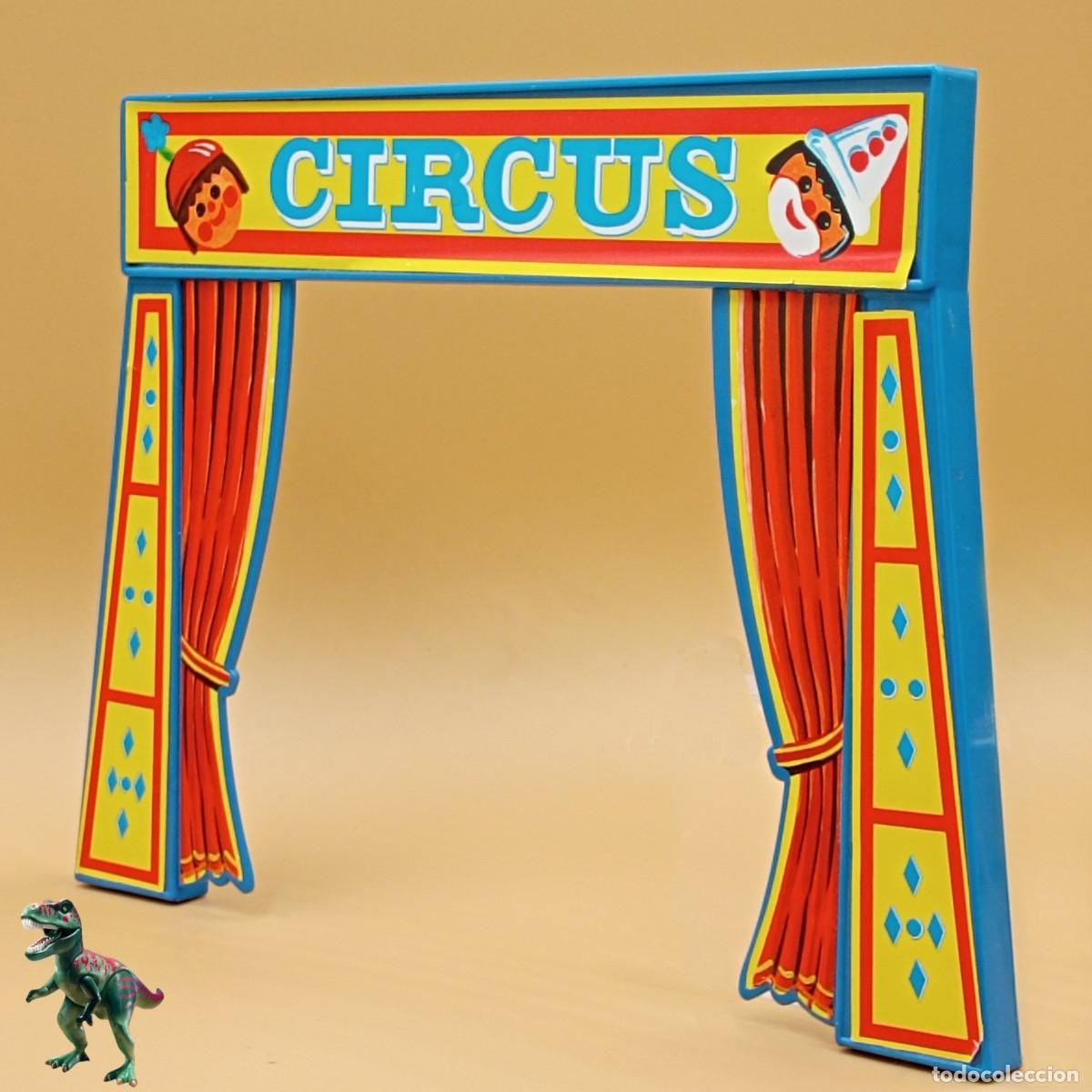 Playmobil: Playmobil entrada azul telon cortinas marco escenario orquesta estructura teatro circo romani 3510