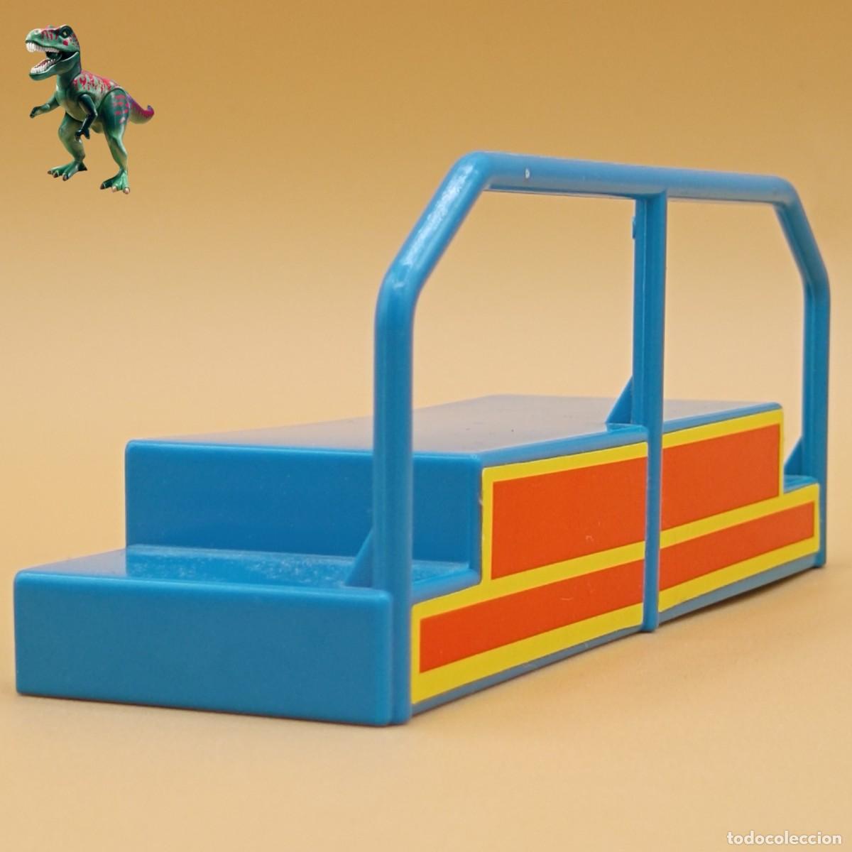 Playmobil: Playmobil escalones de taquilla de entrada escalera plataforma barandilla circo romani azul 3510