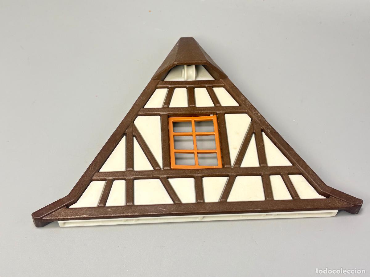 Playmobil: Playmobil pared lateral tejado ventana casa castillo medieval